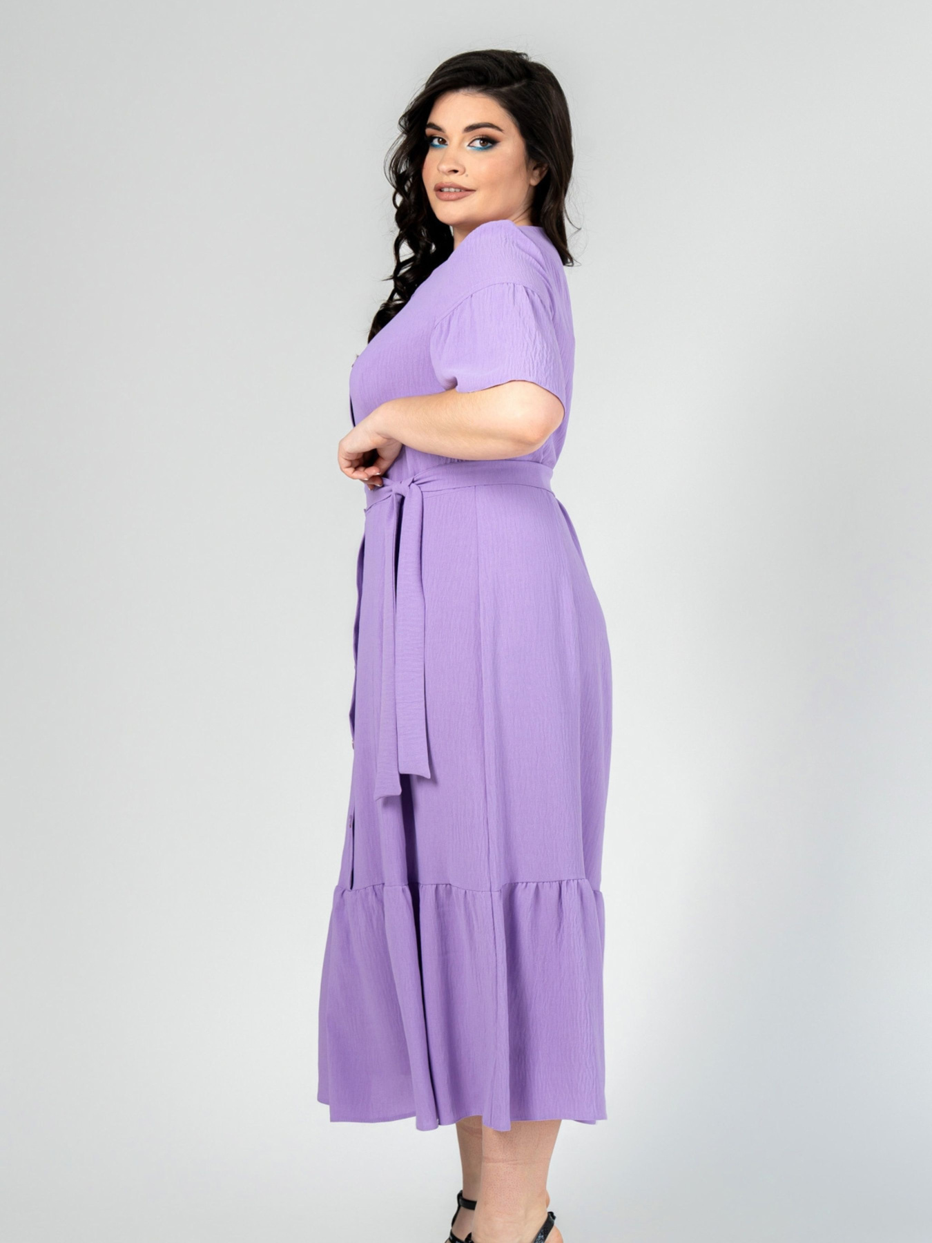 Сукня міді All Posa модель ap101900p-buzok Фото