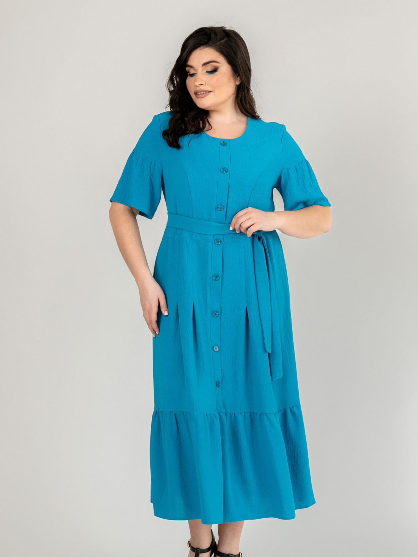 Платье миди All Posa модель ap101900p-bryuza Фото