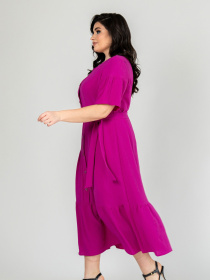 Платье миди All Posa модель ap101900p-malina Фото