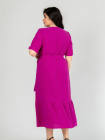 Платье миди All Posa модель ap101900p-malina Платье миди All Posa модель ap101900p-malina Фото