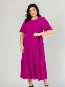 Платье миди All Posa модель ap101900p-malina Фото