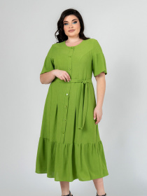 Платье миди All Posa модель ap101900p-lajm Фото