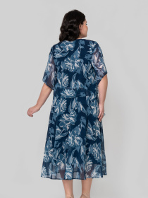 Платье миди All Posa модель ap101866p-sinj Фото