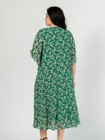 Платье миди All Posa модель ap101866p-zelenij Фото