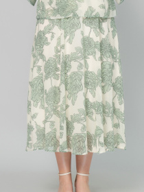 Платье миди All Posa модель ap101866p-olivka Платье миди All Posa модель ap101866p-olivka Фото