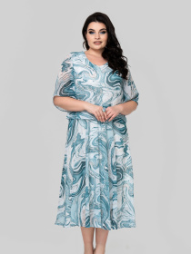 Платье миди All Posa модель ap101866p-marmur Фото