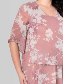 Платье миди All Posa модель ap101866p-nzhno-rozhevij Фото