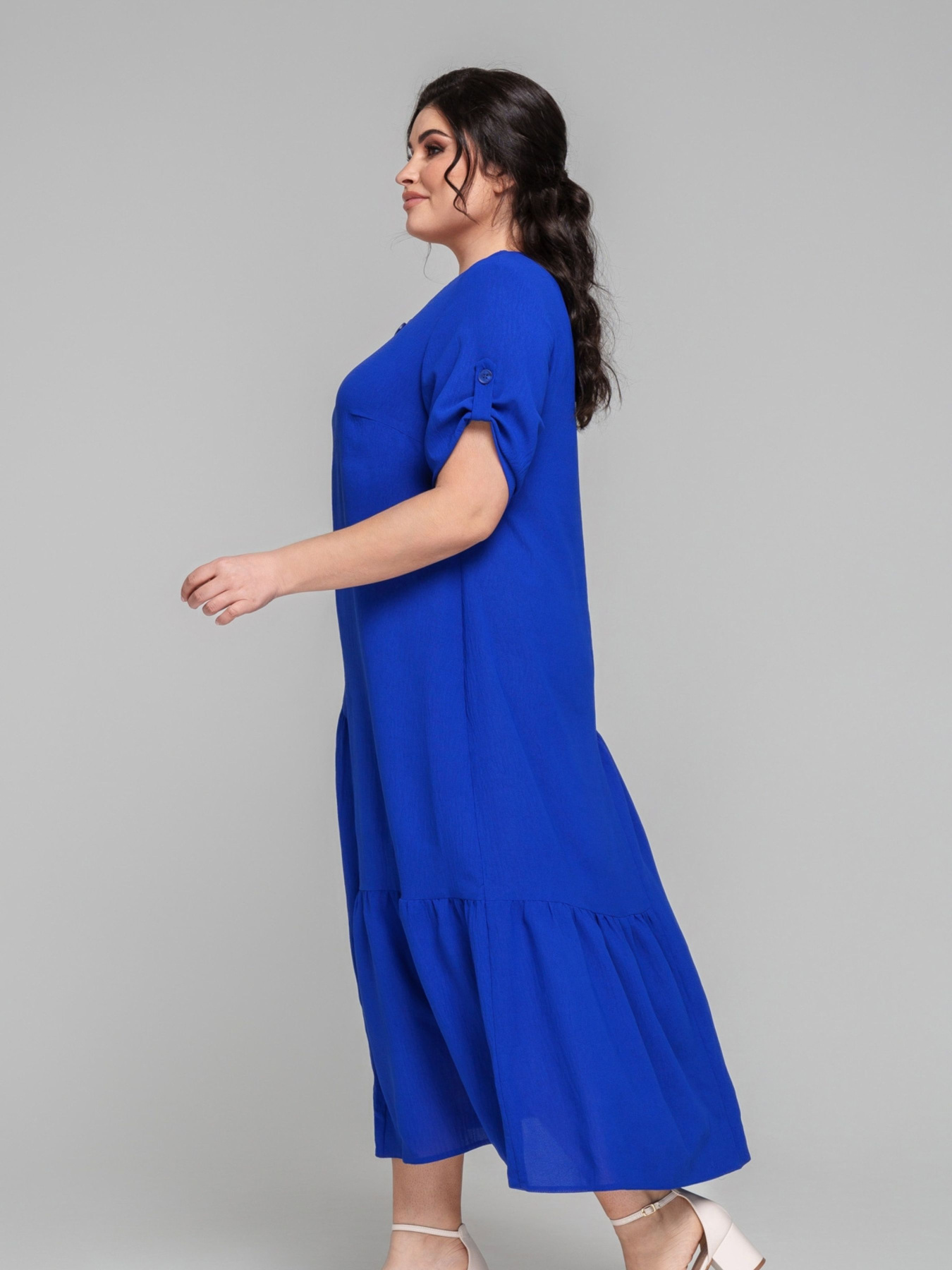 Платье миди All Posa модель ap101849p-elektrik Фото