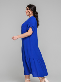 Платье миди All Posa модель ap101849p-elektrik Платье миди All Posa модель ap101849p-elektrik Фото