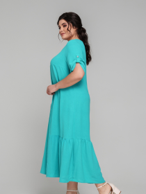 Сукня міді All Posa модель ap101849p-bryuza Фото