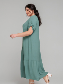 Платье миди All Posa модель ap101849p-olivka Фото