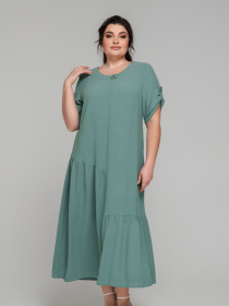 Платье миди All Posa модель ap101849p-olivka Платье миди All Posa модель ap101849p-olivka Фото