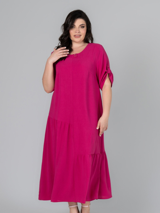 Платье миди All Posa модель ap101849p-malina Фото