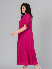 Платье миди All Posa модель ap101849p-malina Платье миди All Posa модель ap101849p-malina Фото