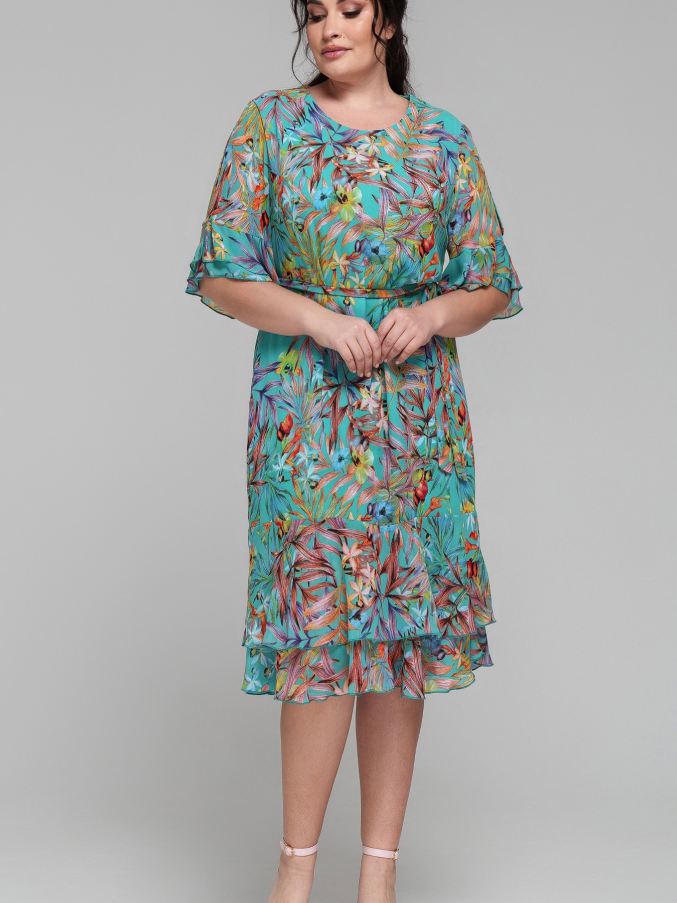 Платье миди All Posa модель ap101842p-m-qta Фото