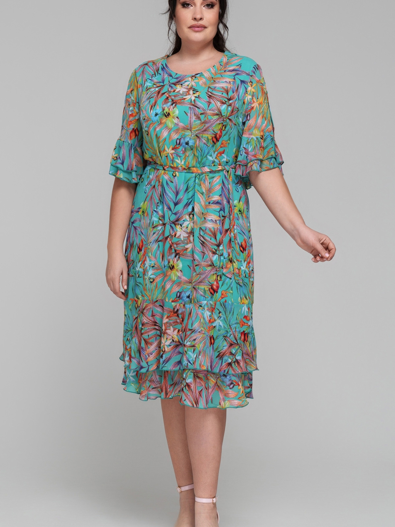 Платье миди All Posa модель ap101842p-m-qta Фото