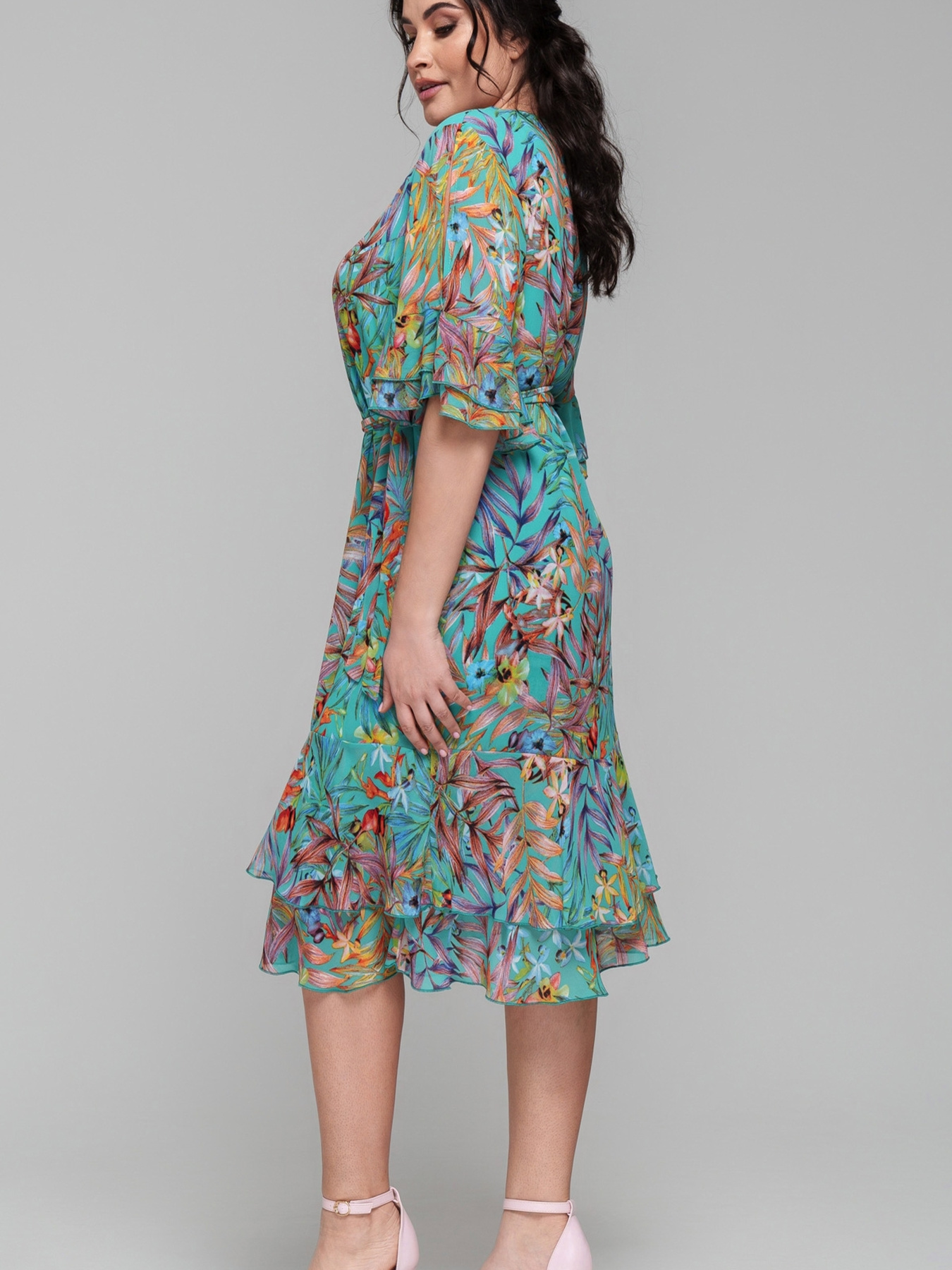 Платье миди All Posa модель ap101842p-m-qta Фото