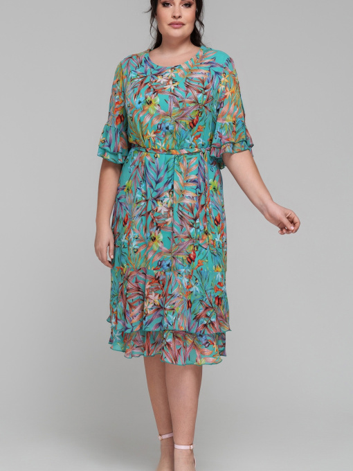 Сукня міді All Posa модель ap101842p-m-qta Фото