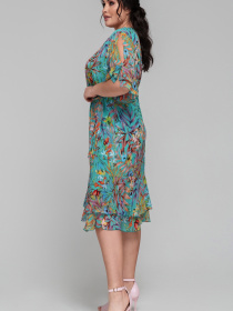 Платье миди All Posa модель ap101842p-m-qta Фото