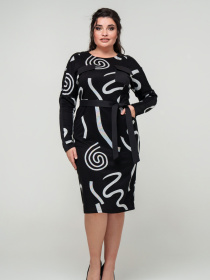 Платье миди All Posa модель ap101746p-blij Фото