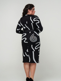 Сукня міді All Posa модель ap101746p-blij Фото