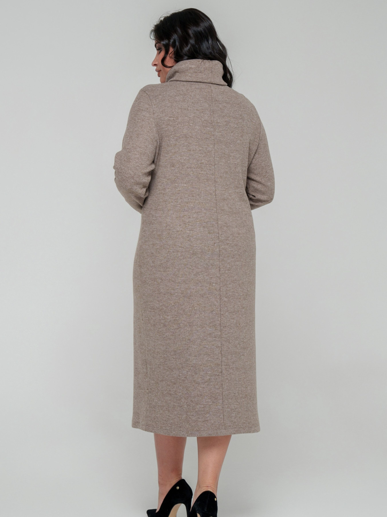 Платье миди All Posa модель ap101725p-kapuchno Фото