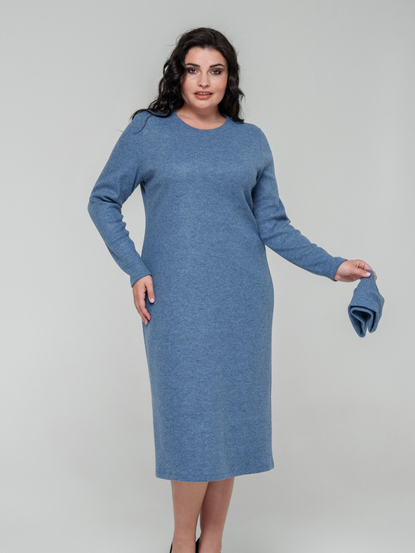 Платье миди All Posa модель ap101725p-dzhins Фото