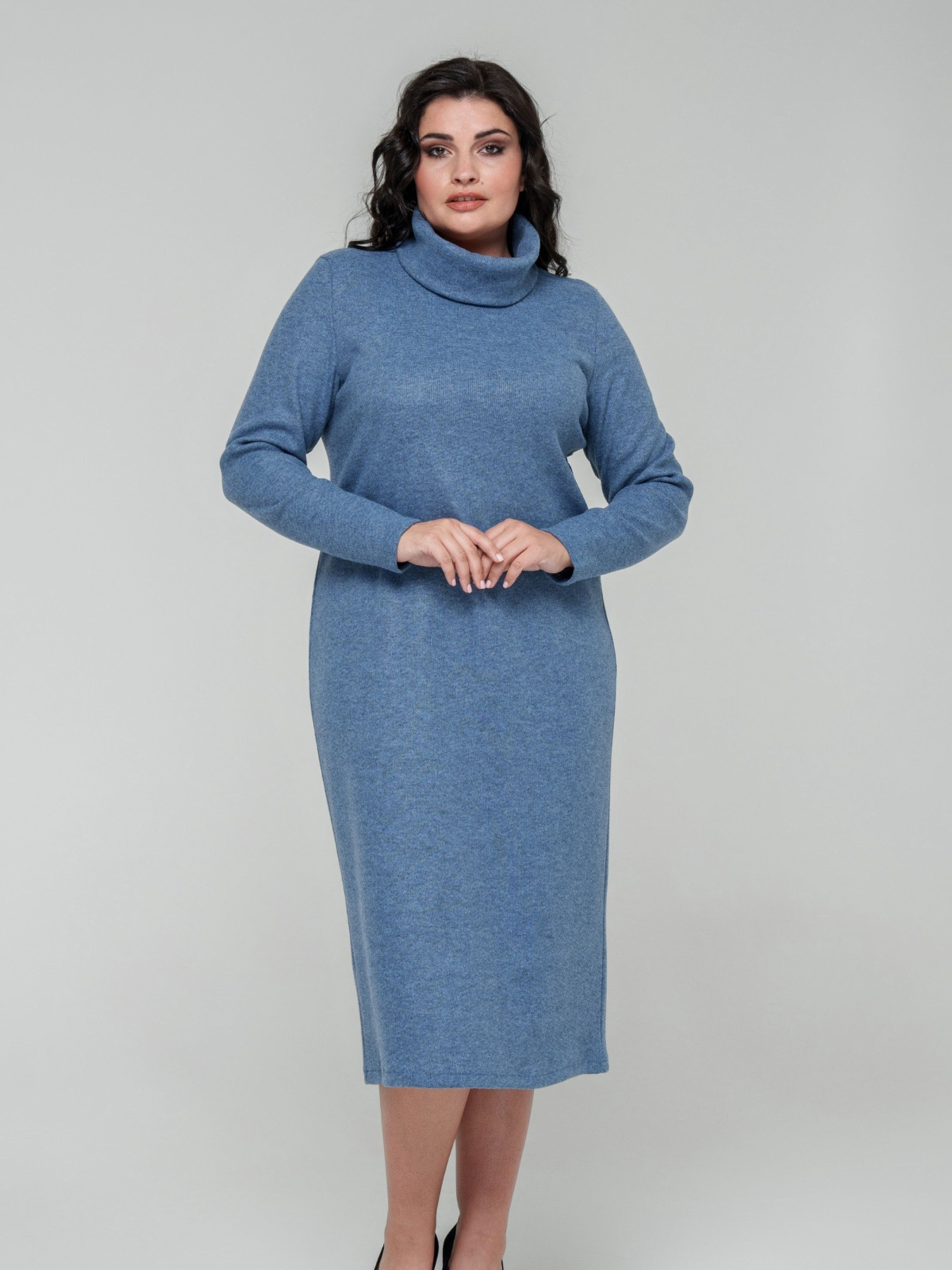 Платье миди All Posa модель ap101725p-dzhins Фото