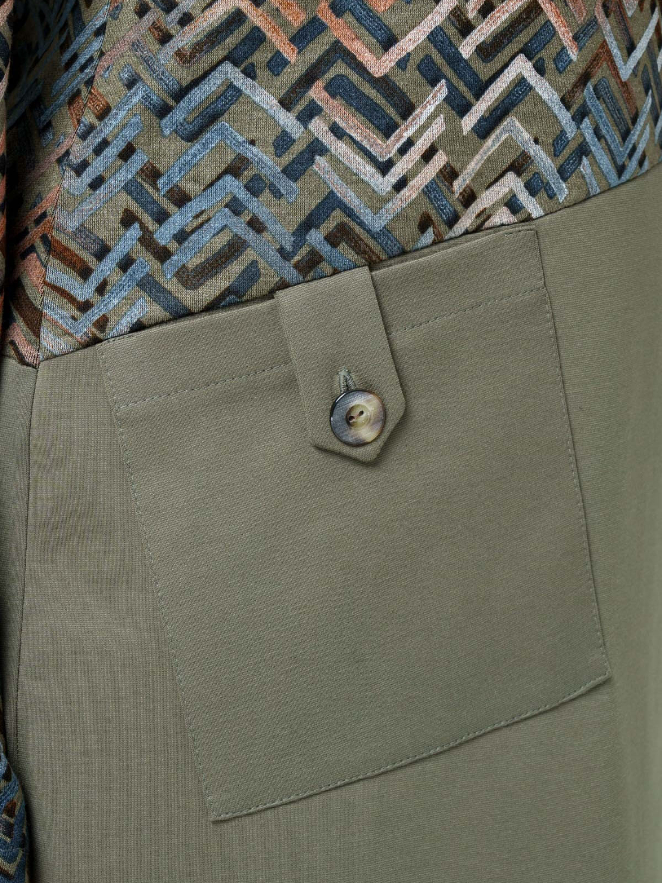 Платье миди All Posa модель ap101692p-olivka Фото