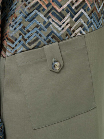 Платье миди All Posa модель ap101692p-olivka Фото