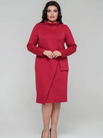 Платье миди All Posa модель ap101681p-chervonij Фото