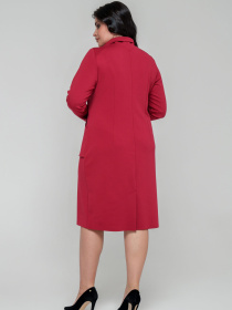 Платье миди All Posa модель ap101681p-chervonij Фото