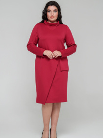 Платье миди All Posa модель ap101681p-chervonij Фото