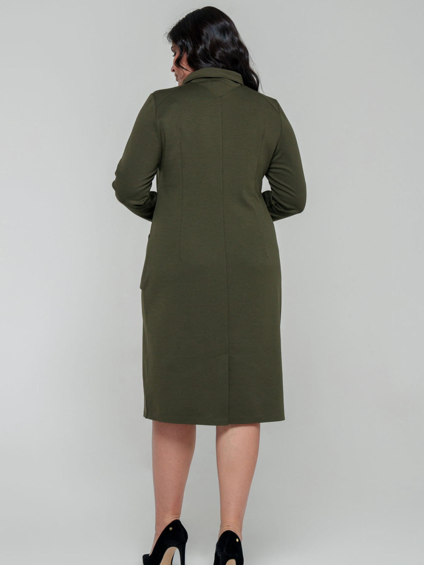 Платье миди All Posa модель ap101681p-hak Фото