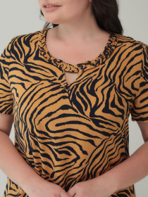 Платье миди All Posa модель ap101566p-grchicq Фото