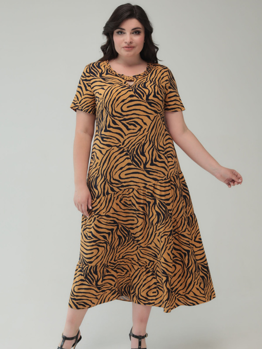 Платье миди All Posa модель ap101566p-grchicq Фото