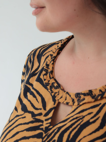 Платье миди All Posa модель ap101566p-grchicq Фото