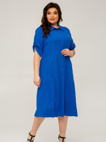 Сукня міді All Posa модель ap101505p-elektrik Фото