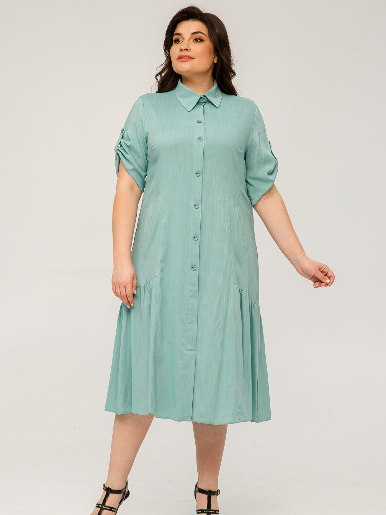 Сукня міді All Posa модель ap101505p-m-qta Фото