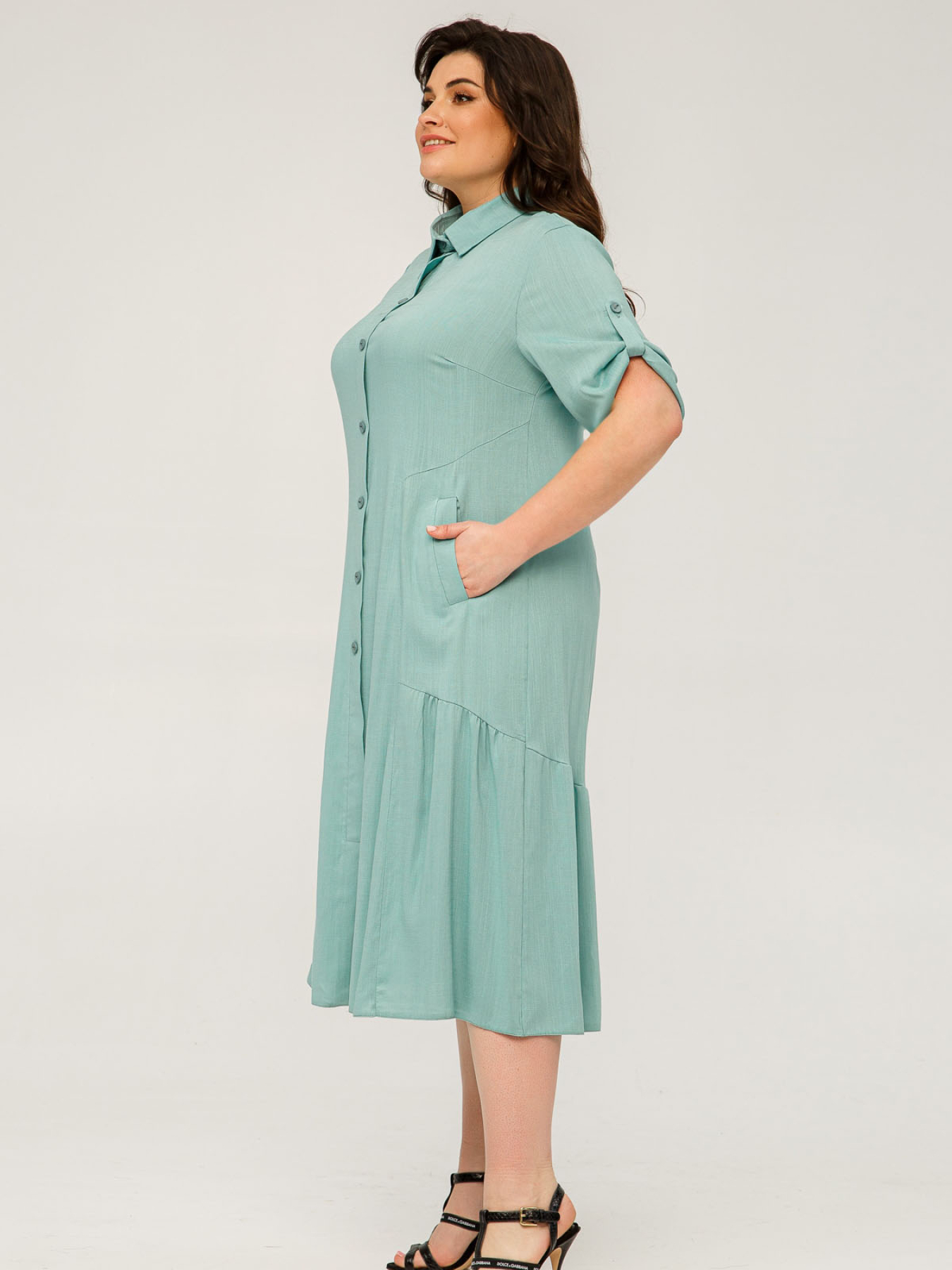 Платье миди All Posa модель ap101505p-m-qta Фото