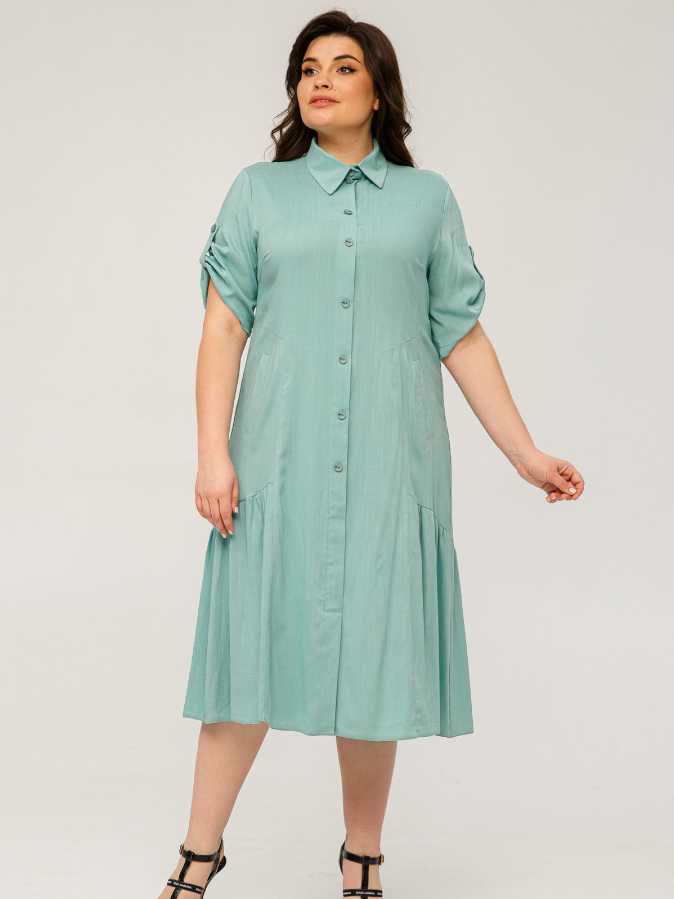 Платье миди All Posa модель ap101505p-m-qta Фото