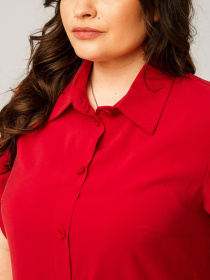 Платье миди All Posa модель ap101505p-chervonij Фото