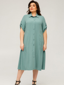 Платье миди All Posa модель ap101505p-mentol Фото