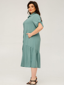 Платье миди All Posa модель ap101505p-mentol Фото