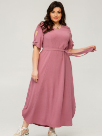 Сукня міді All Posa модель ap101495p-dimchasta-troqnda Фото