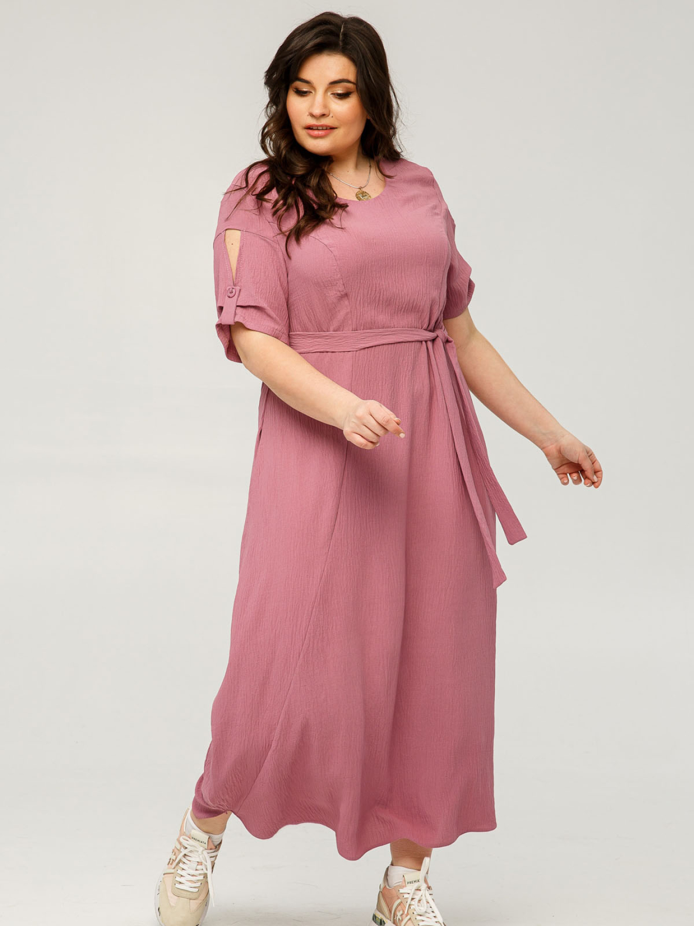 Сукня міді All Posa модель ap101495p-dimchasta-troqnda Фото