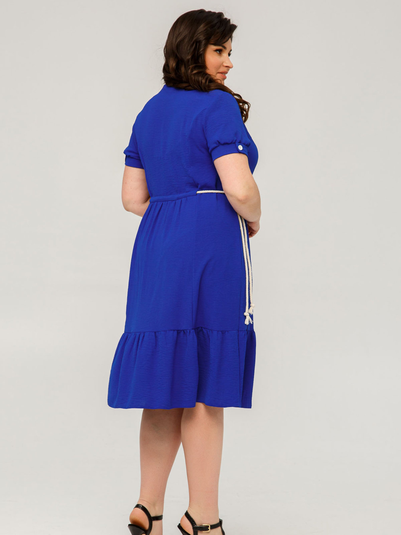 Сукня міді All Posa модель ap101488p-elektrik Фото