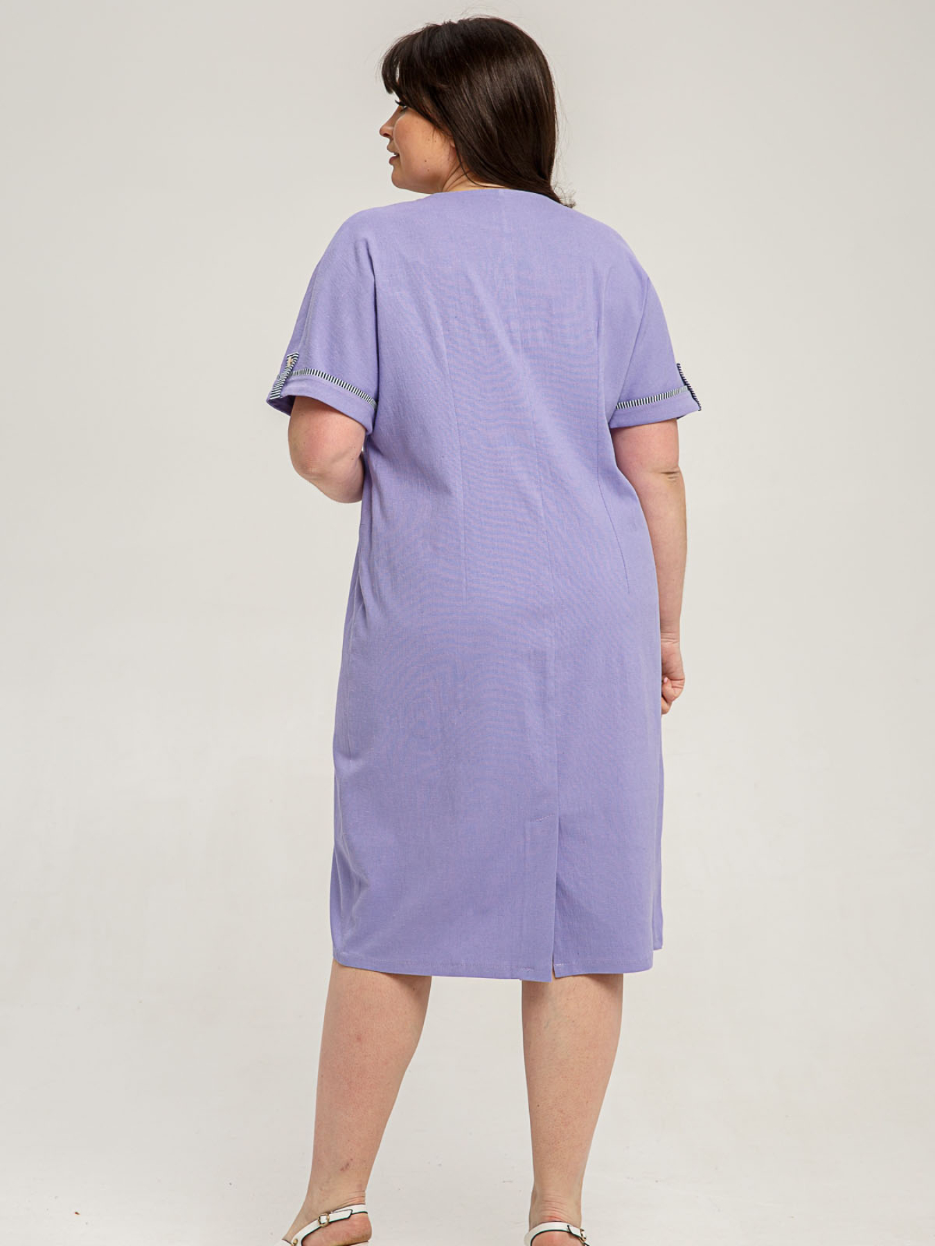 Платье миди All Posa модель ap101407p-buzok Фото