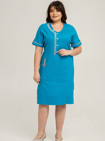 Платье миди All Posa модель ap101407p-bryuza Фото