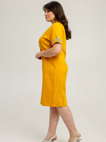 Сукня міді All Posa модель ap101407p-grchicq Фото